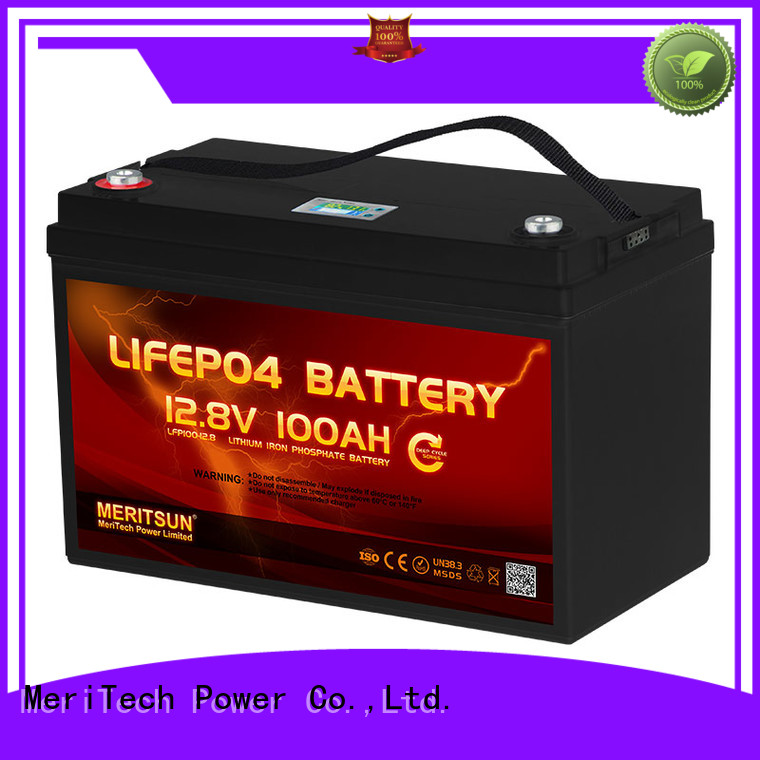 MERITSUN long cycle life 24v lifepo4 battery customized for villa