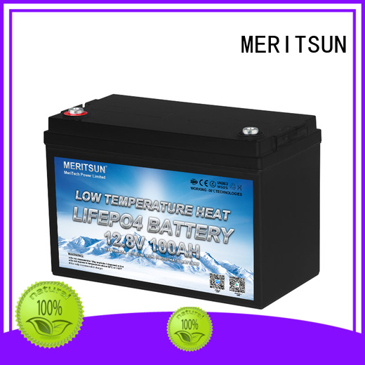 MERITSUN low temperature li-ion battery factory for car