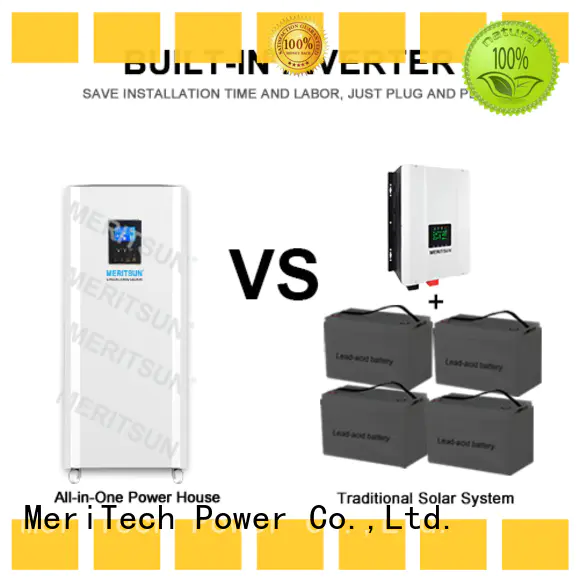 MERITSUN durable house power battery manufacturer for TV