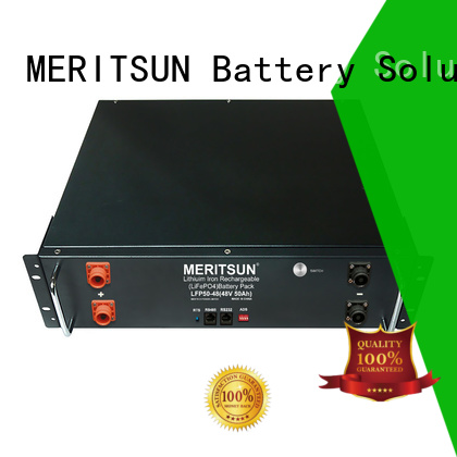 MERITSUN smart charging battery power storage factory direct supply for base transceiver station