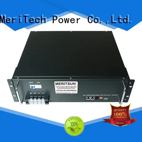 MERITSUN easy to install storage battery supplier for base transceiver station