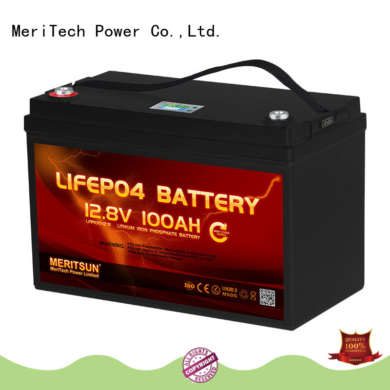 MERITSUN rechargeable lithium iron phosphate battery wholesale for villa