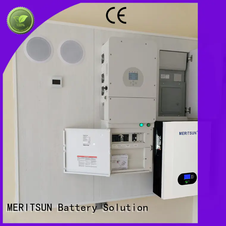 MERITSUN durable powerwall battery customized for buildings