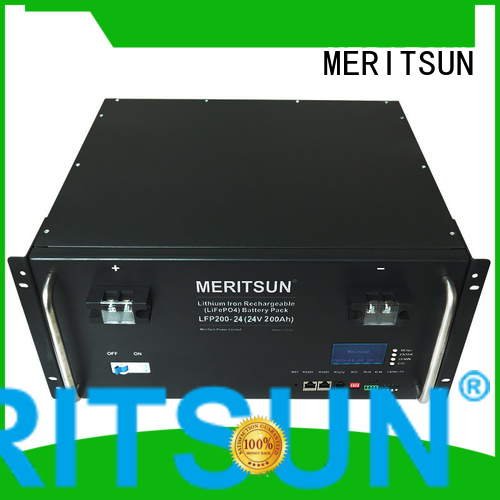 MERITSUN reliable electrical energy storage systems supplier for base transceiver station