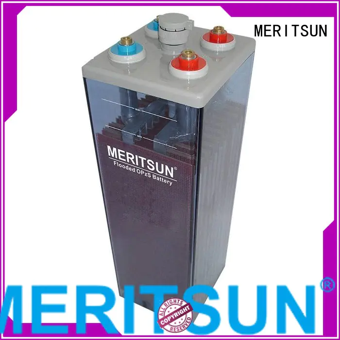 vrla gel battery battery vrla opzs MERITSUN Brand company