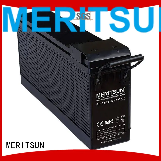 tubular deep MERITSUN Brand vrla gel battery factory