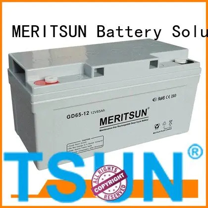 Custom opzv battery flooded cycle front MERITSUN