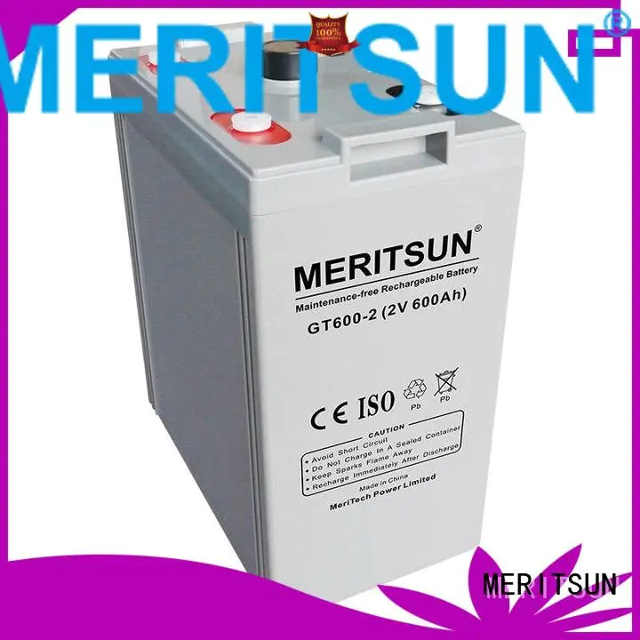 MERITSUN Brand tubular front vrla opzv battery battery