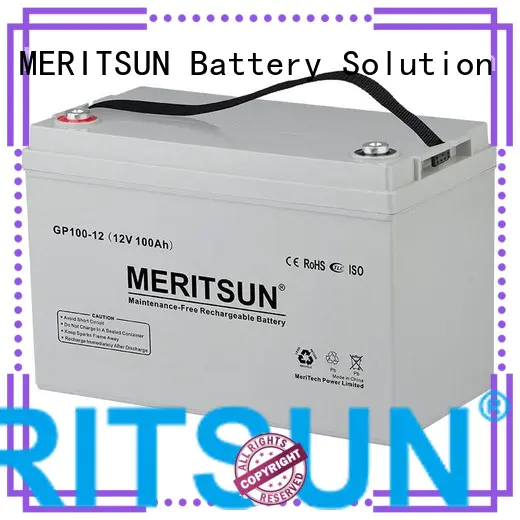vrla gel battery cycle tubular MERITSUN Brand