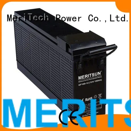 MERITSUN Brand front tubular opzv battery telecom gel