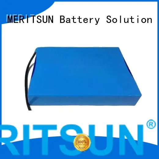 lithium ion battery for solar street light integrated light MERITSUN Brand company
