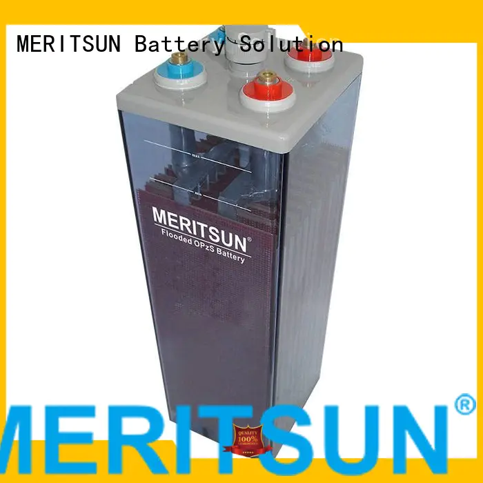 MERITSUN Brand battery flooded gel opzv opzv battery