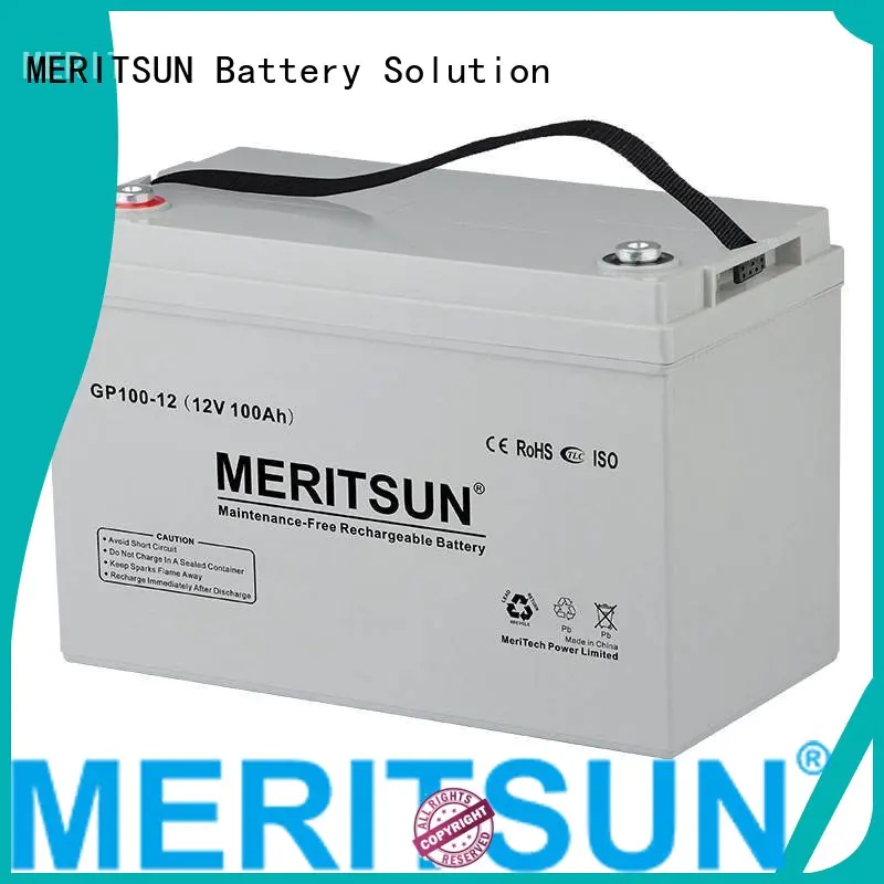 opzv terminal vrla MERITSUN Brand vrla gel battery manufacture