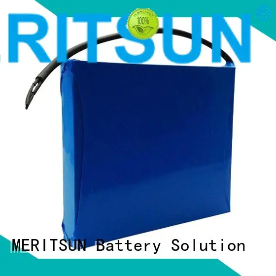 MERITSUN lipo 12v solar street light lithium battery light battery