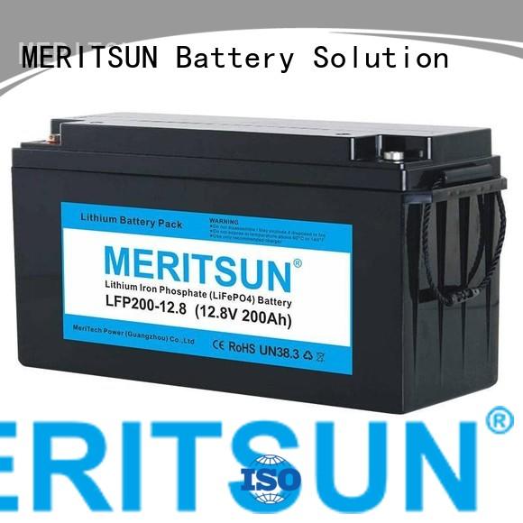 Wholesale lcd lifepo4 battery price 1c MERITSUN Brand