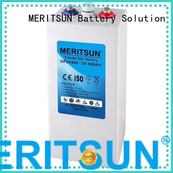 Quality MERITSUN Brand terminal cycle opzv battery
