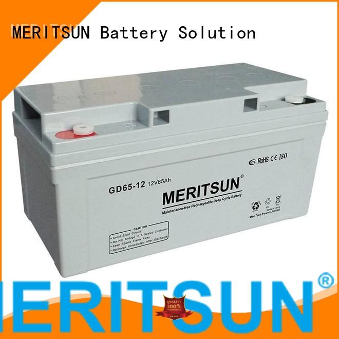 opzv vrla MERITSUN Brand vrla gel battery factory