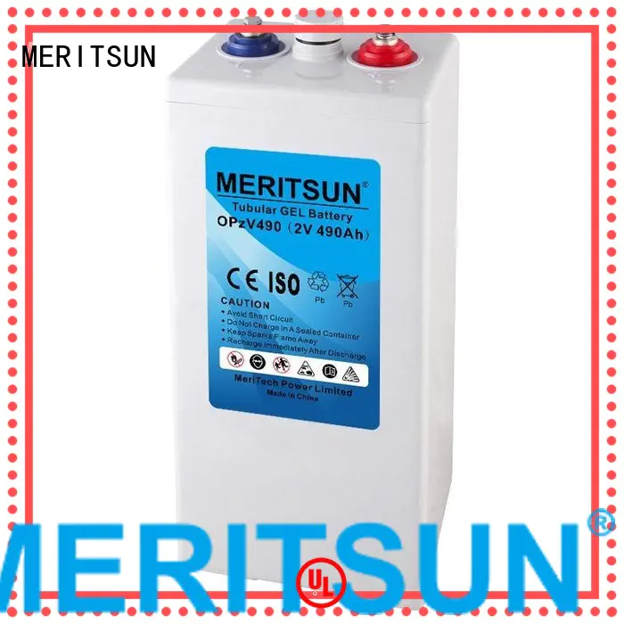 MERITSUN Brand deep vrla opzs opzv battery manufacture