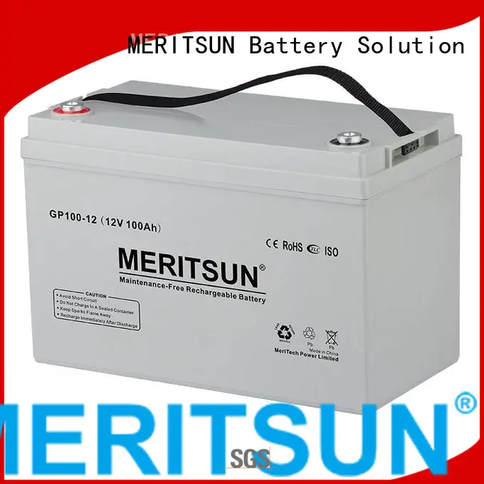 vrla gel battery terminal tubular MERITSUN Brand company