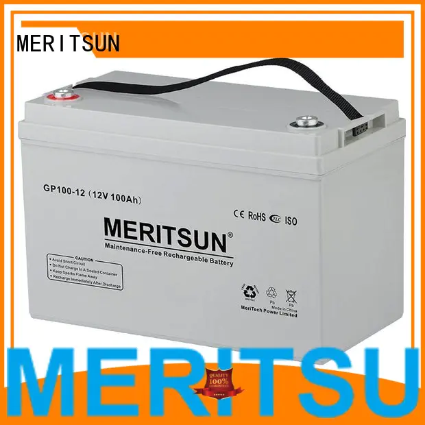 Custom gel vrla opzv battery MERITSUN cycle