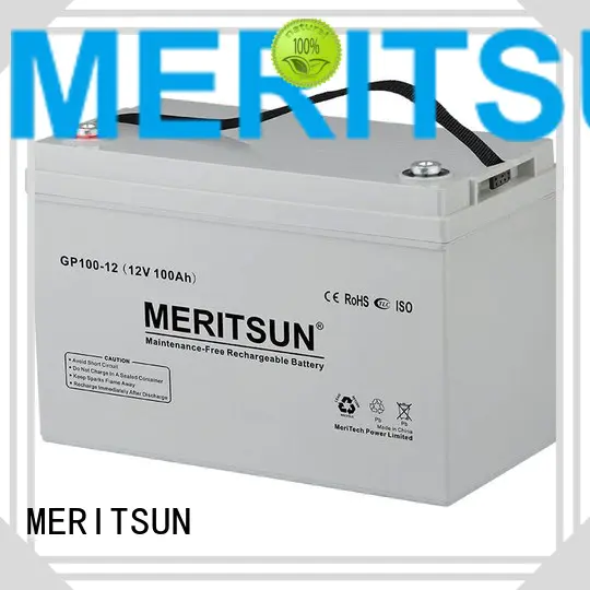 Hot opzs vrla gel battery cycle MERITSUN Brand