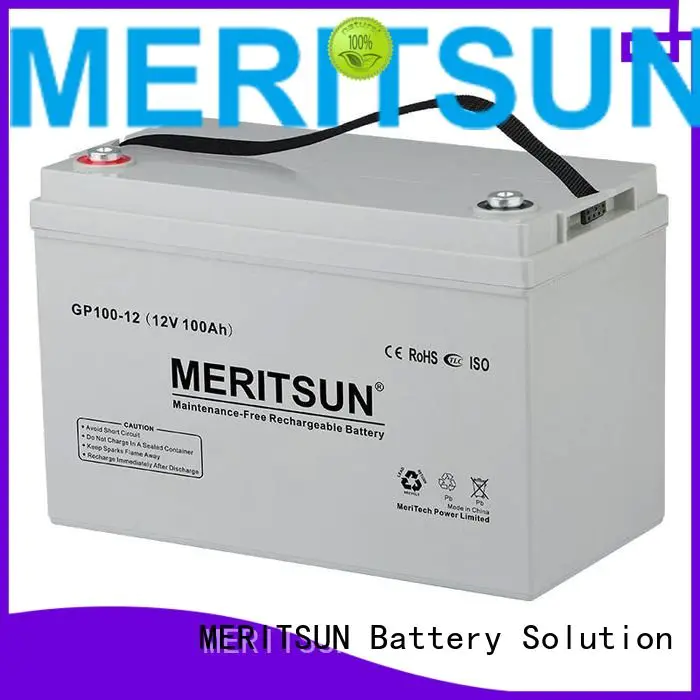 MERITSUN vrla gel battery deep battery front cycle