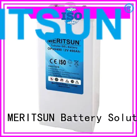 Hot opzv vrla gel battery battery MERITSUN Brand