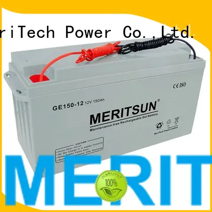 vrla gel battery cycle tubular flooded MERITSUN Brand opzv battery