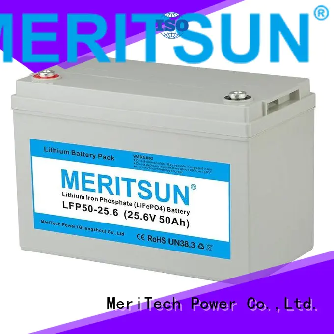 phosphate lifepo4 battery polymer MERITSUN company