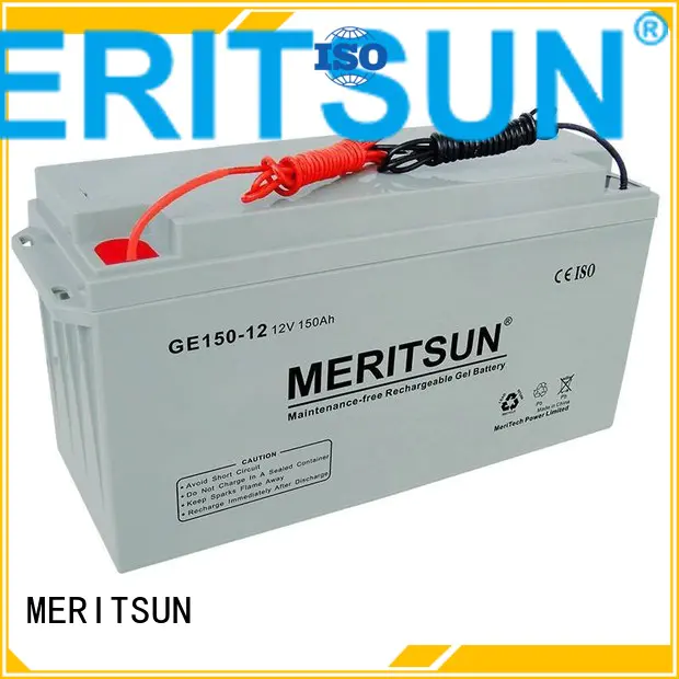 MERITSUN Brand opzv battery vrla gel battery telecom supplier