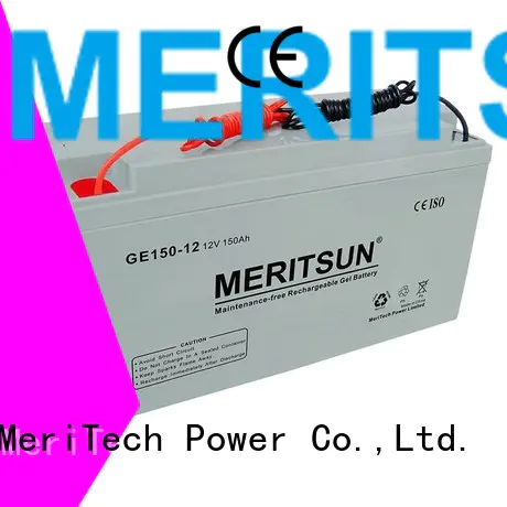 MERITSUN Brand gel flooded opzv battery terminal factory